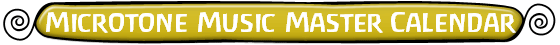 Microtone Music Master Calendar